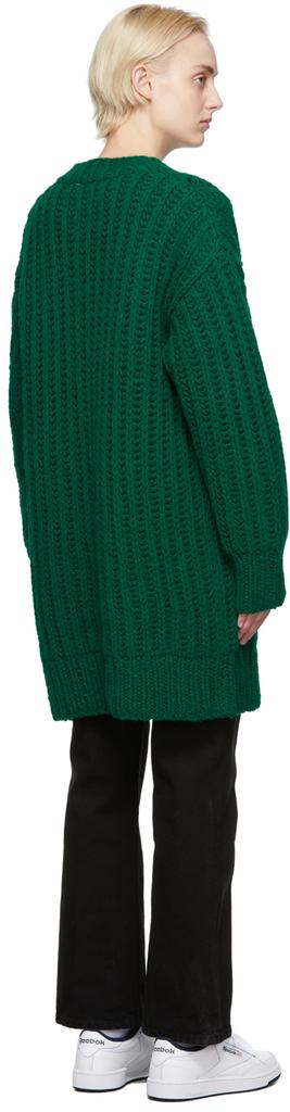 Green Hand Knitted Sweater商品第3张图片规格展示