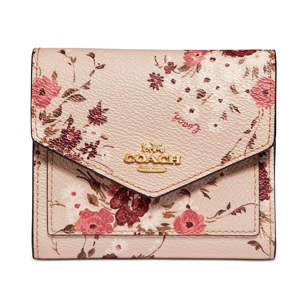 商品Coach|Floral Print 小号钱包,价格¥441,第1张图片