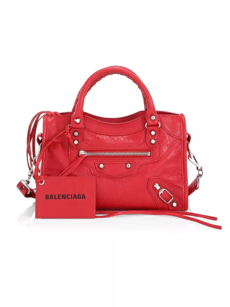 商品Balenciaga|Mini Classic City Leather Satchel,价格¥9774,第1张图片