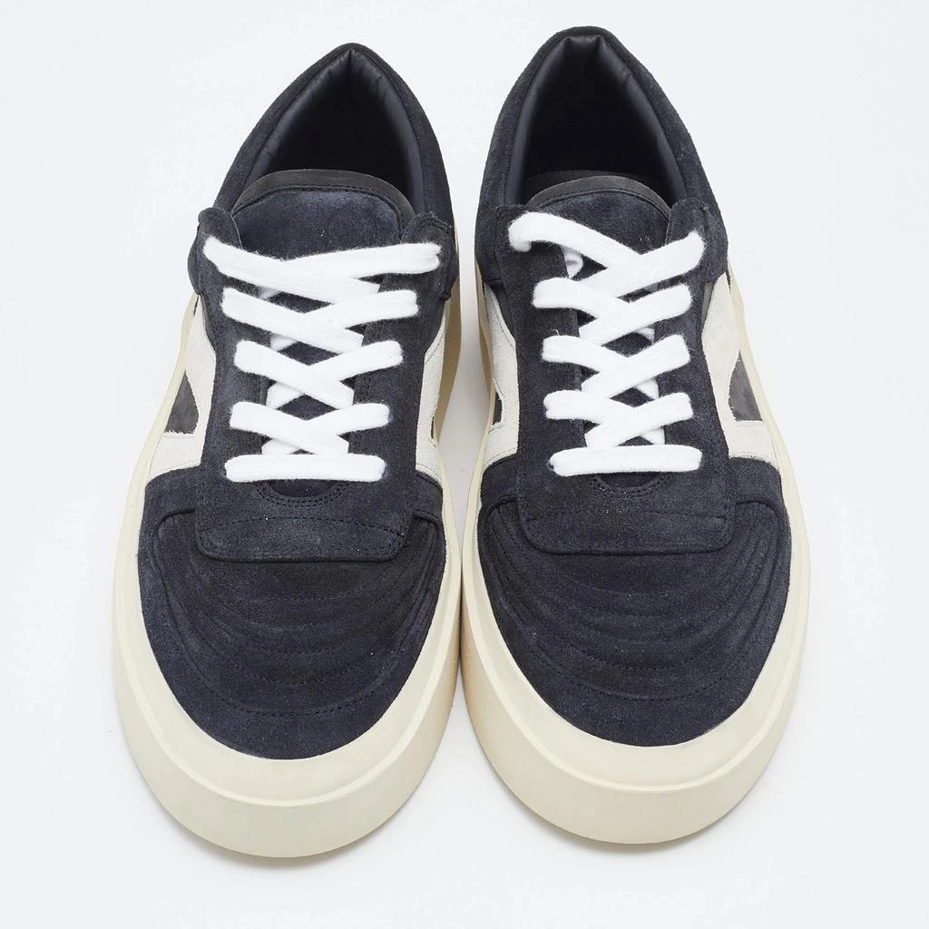 商品Fear of god|Fear of God Black Suede Low Top Platform Sneakers Size 44,价格¥2915,第3张图片详细描述