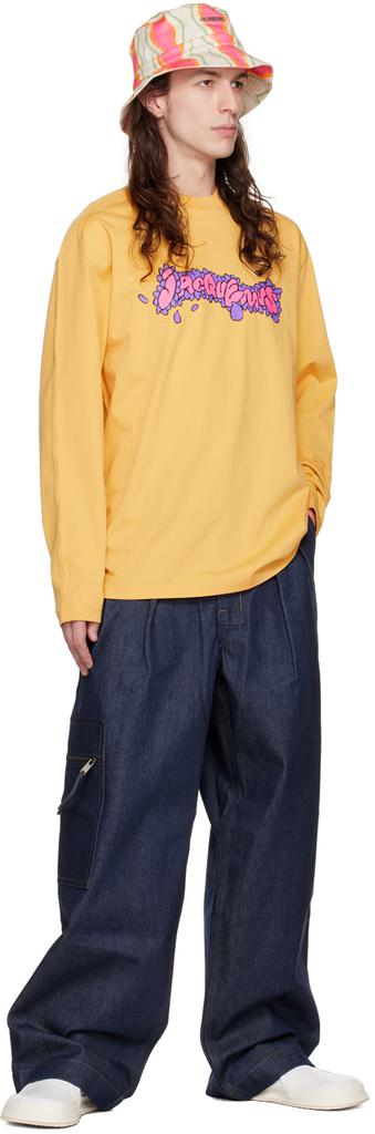 黄色 Le T-Shirt Desenho 长袖 T 恤商品第4张图片规格展示
