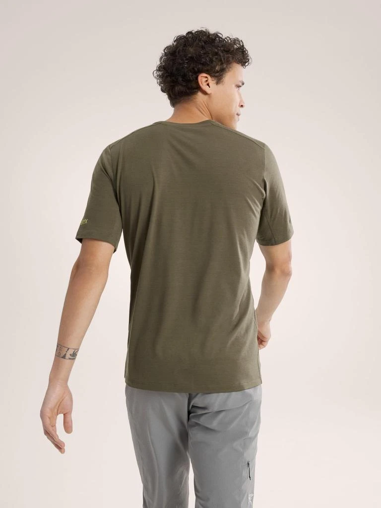 商品Arc'teryx|Arc'teryx Ionia Merino Wool Logo Shirt SS Men's | Soft Merino-Blend Performance Tee,价格¥525,第4张图片详细描述