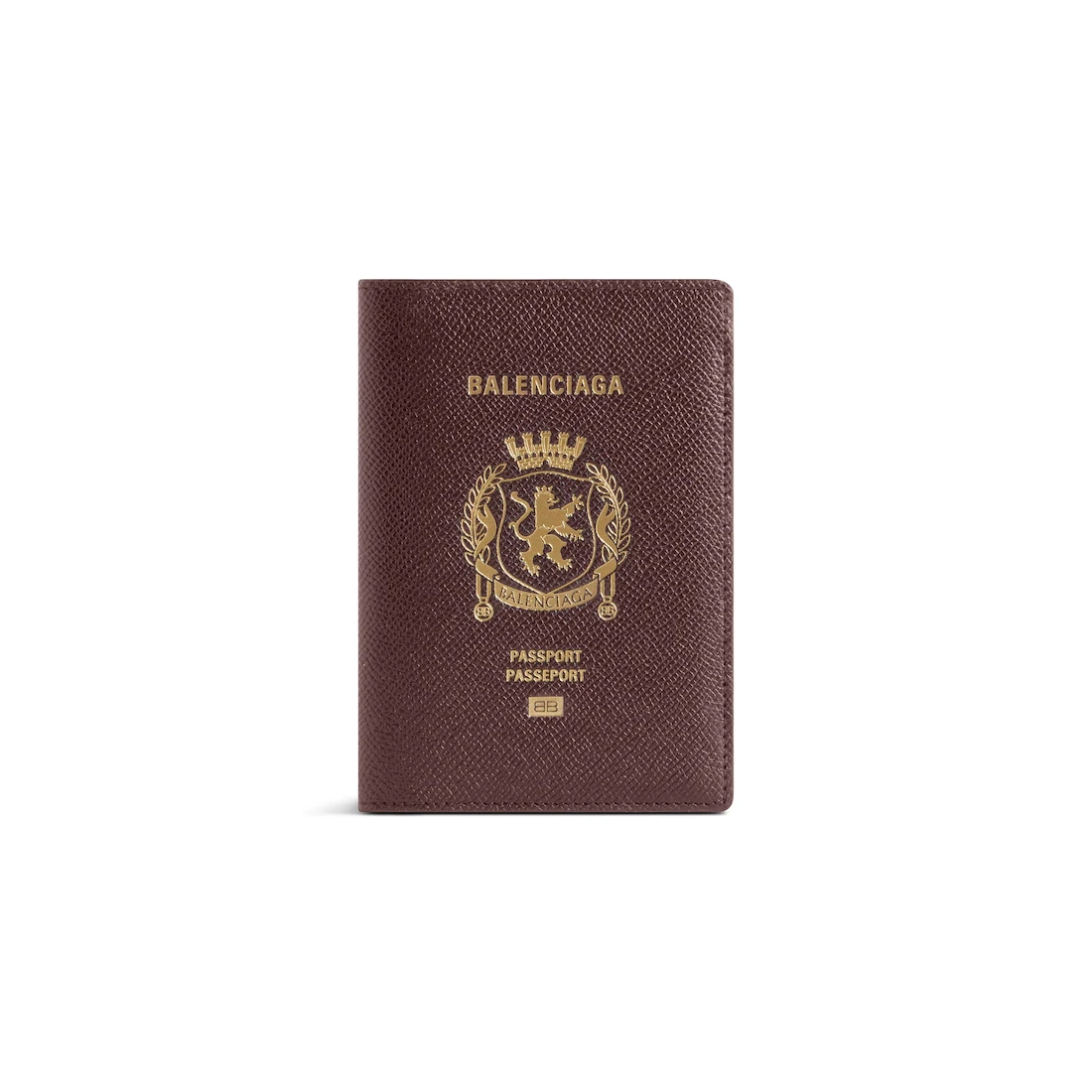 商品Balenciaga|【预售】 巴黎世家 25春夏 男士 护照夹 Men's Passport Holder in Burgundy 7877422AA3R6027,价格¥4320,第1张图片