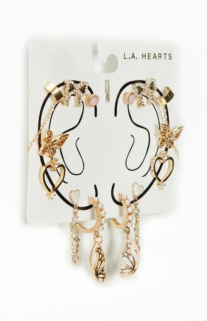 商品LA Hearts|7 Pack Butterfly Earrings,价格¥63,第2张图片详细描述
