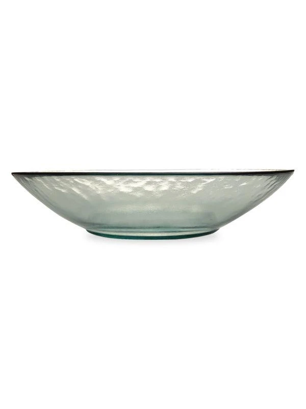 商品French Home|French Home Vintage Recycled Glass Multi-Purpose Serving Bowl & Olive Wood Servers,价格¥318,第2张图片详细描述