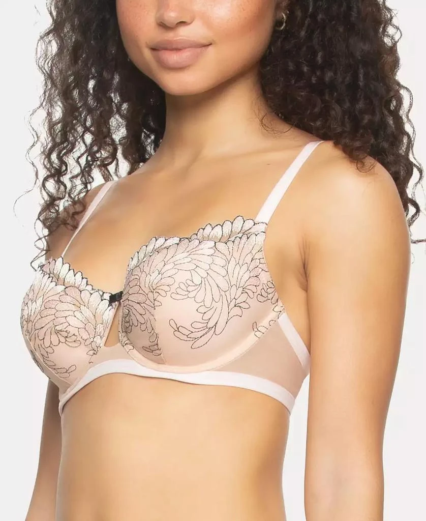 商品Paramour|Women's Aura Embroidered Overlay Demi Bra,价格¥273,第3张图片详细描述