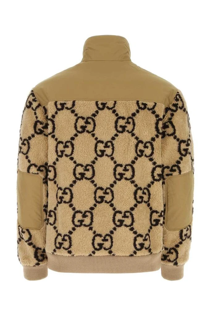 商品Gucci|Gucci Monogrammed Contrasting Teddy Jacket,价格¥12799,第2张图片详细描述
