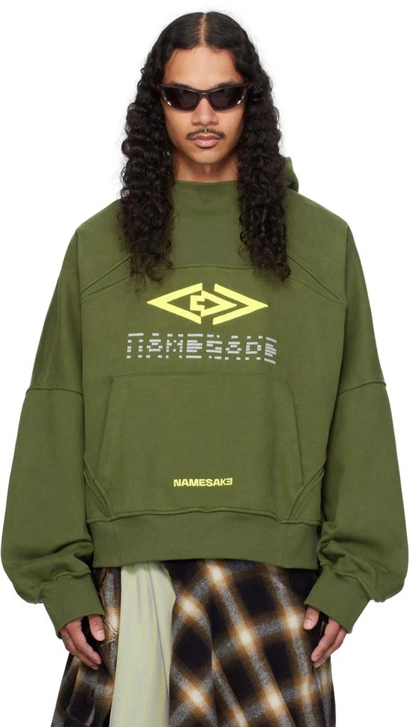 商品NAMESAKE|Green Chester Pullover Hoodie,价格¥1343,第1张图片