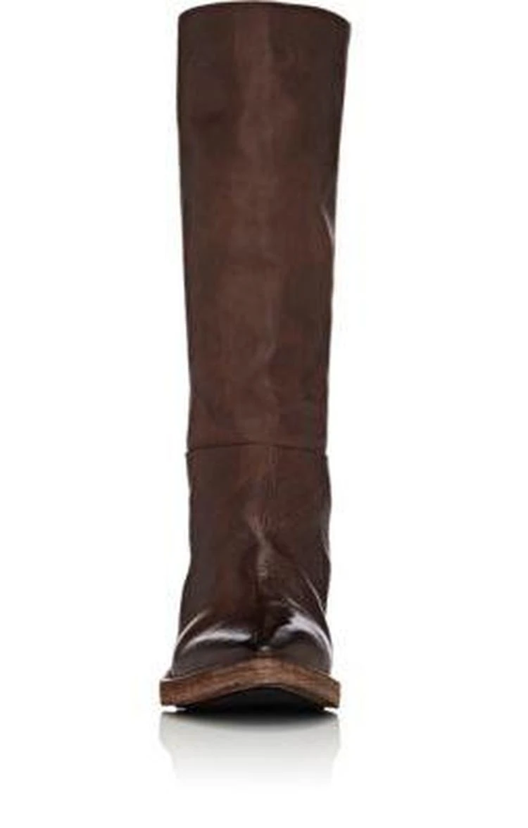 商品Marsèll|Back-Zip Leather Knee Boots,价格¥4456,第4张图片详细描述