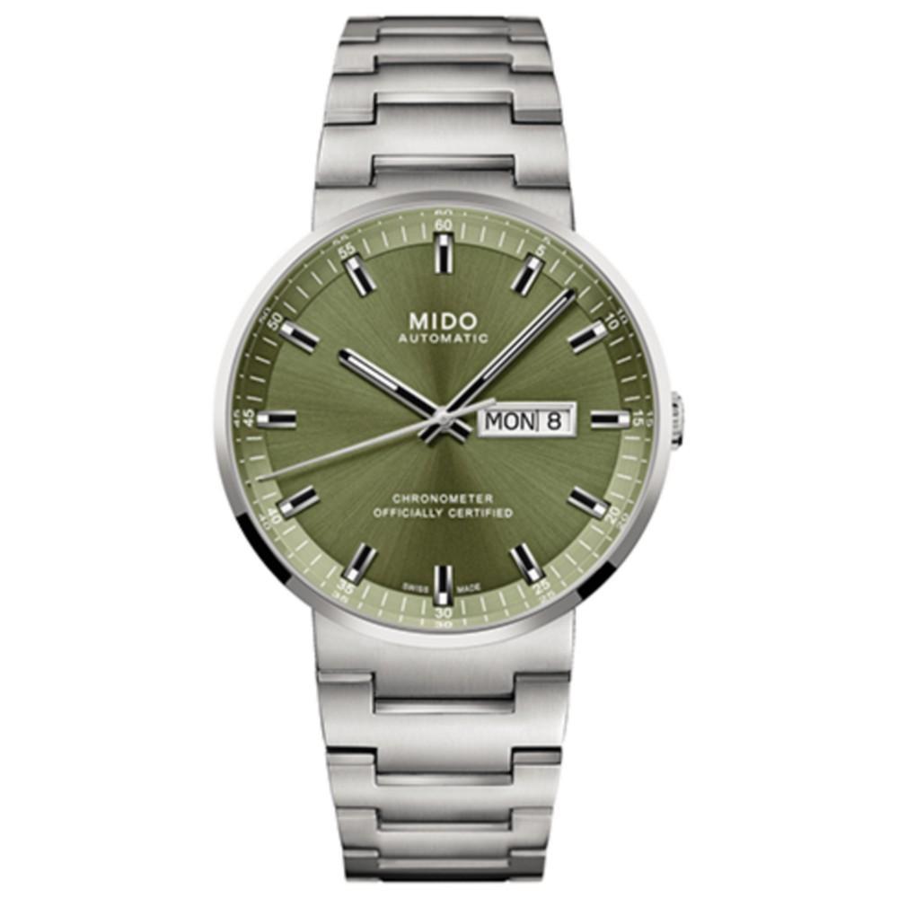 商品MIDO|Men's Swiss Automatic Commander Icône Stainless Steel Bracelet Watch 42mm,价格¥9091,第1张图片