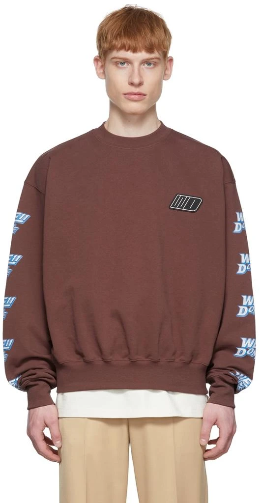 商品We11done|Brown Cotton Sweatshirt,价格¥1718,第1张图片