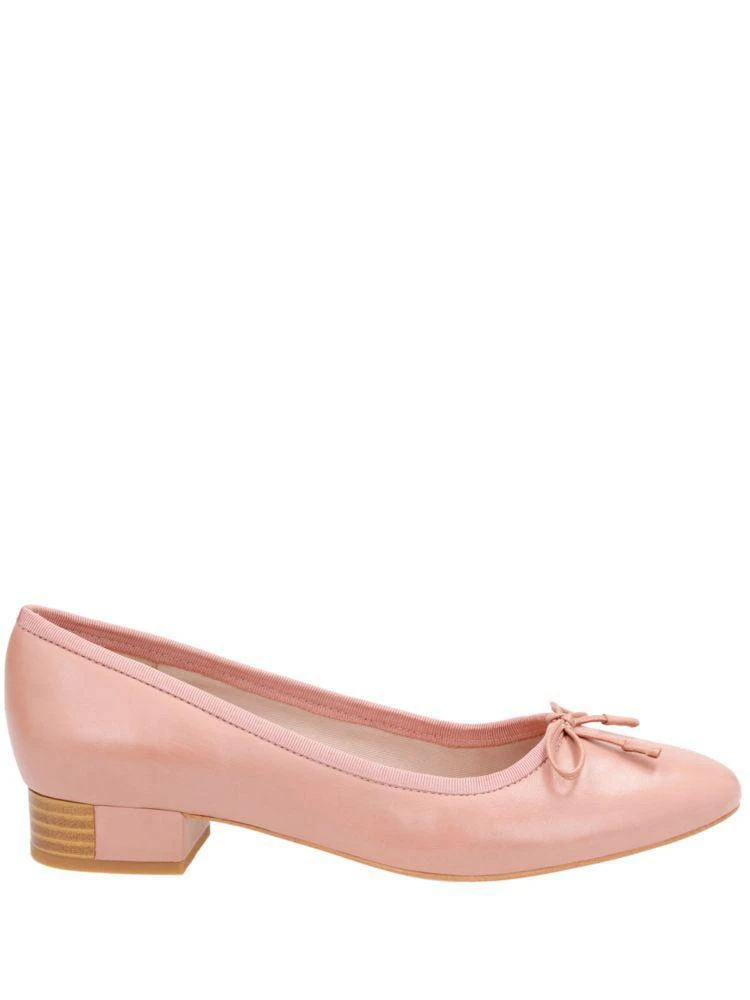 商品Clarks|Eliberry Isla Stacked-Heel Leather Pumps,价格¥744,第5张图片详细描述