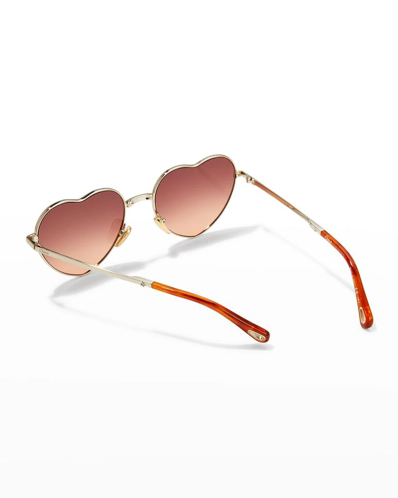 商品Chloé|Heart Metal-Acetate Sunglasses,价格¥2534,第2张图片详细描述