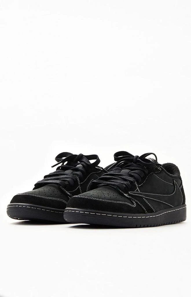 商品Jordan|x Travis Scott 1 Low Black Phantom Shoes,价格¥6750,第2张图片详细描述