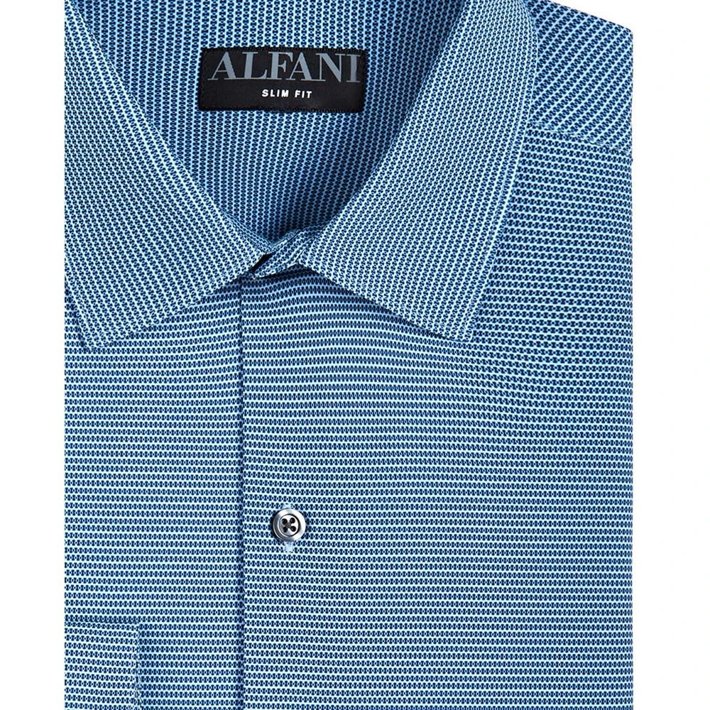 商品Alfani|Men's Slim Fit 4-Way Stretch Geo Print Dress Shirt, Created for Macy's,价格¥138,第3张图片详细描述