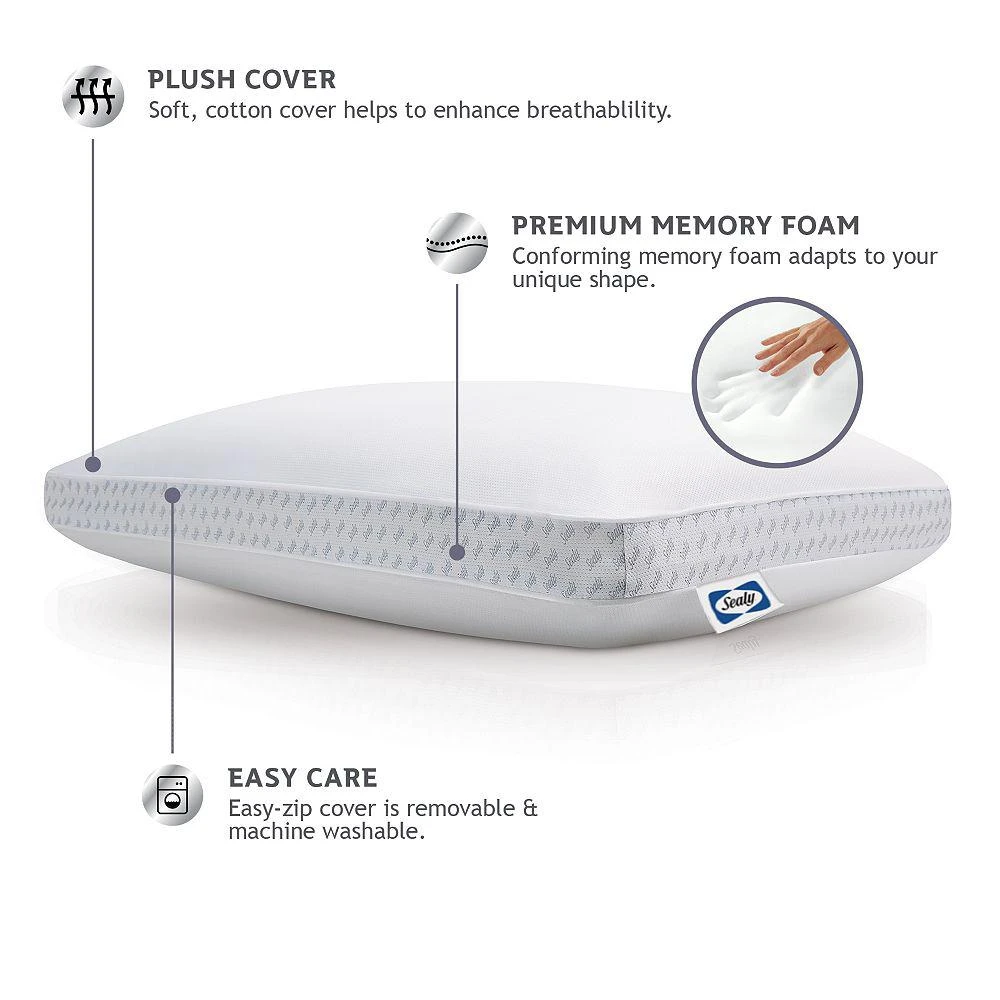 Memory Foam Bed Pillow, Standard 商品
