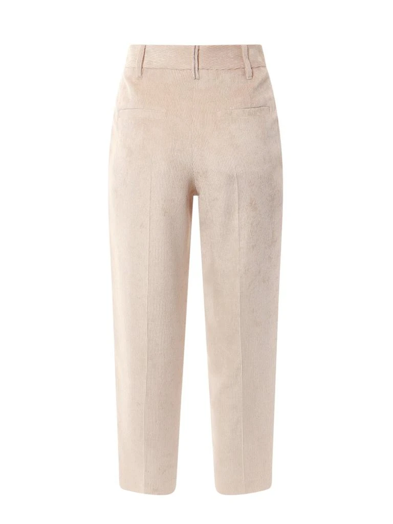 商品Brunello Cucinelli|Brunello Cucinelli Pleat Corduroy Trousers,价格¥8395,第2张图片详细描述