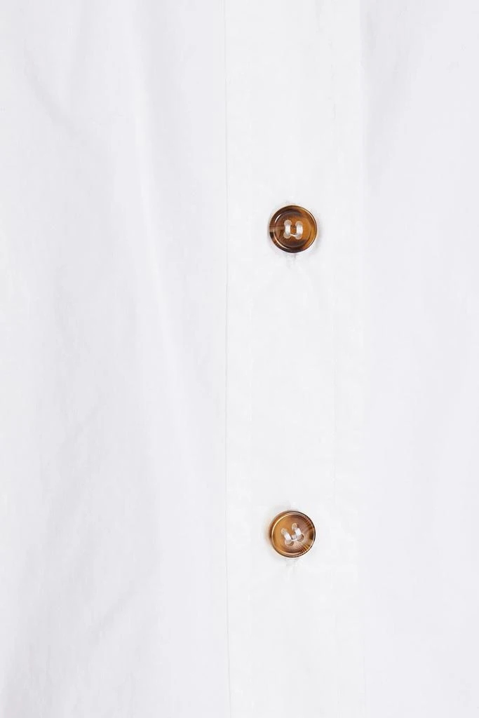 商品Ganni|Scalloped cotton-poplin shirt,价格¥569,第4张图片详细描述