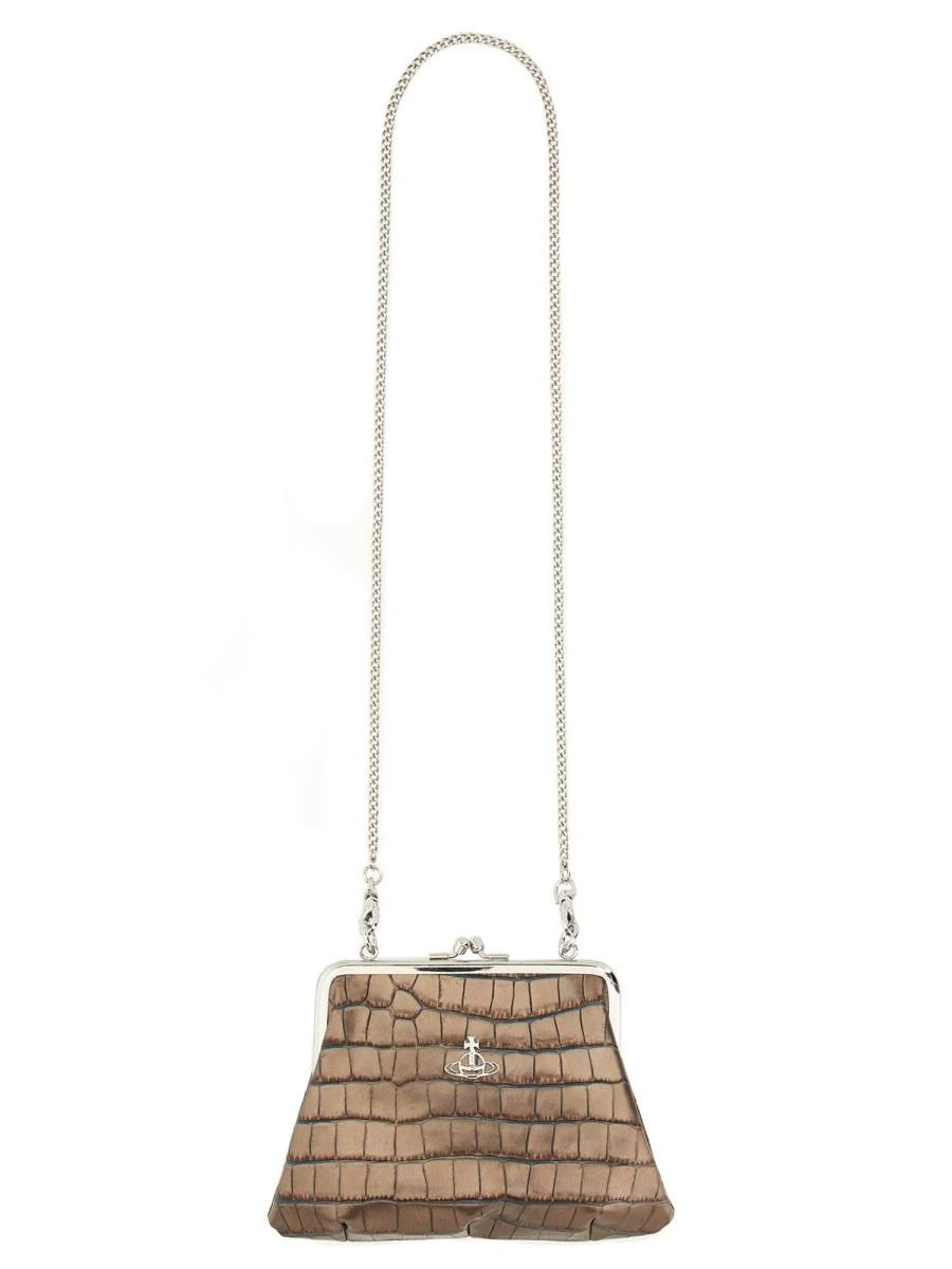 商品Vivienne Westwood|Vivienne Westwood 女士手提包 4B010006WL00A2D405 军绿色,价格¥2579,第4张图片详细描述