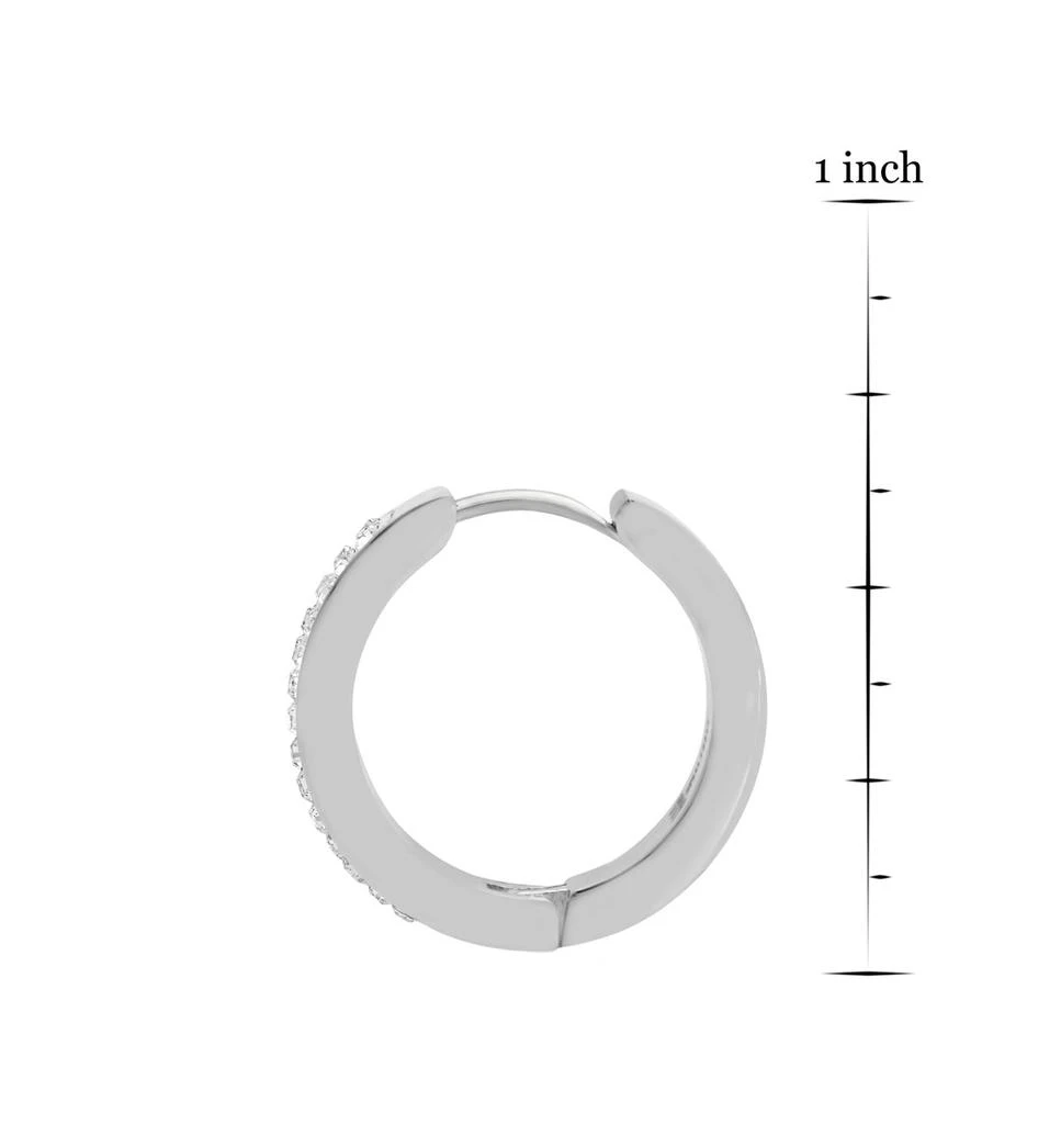 商品Liv & Liz|Crystal Huggie Hoop Earrings,价格¥272,第3张图片详细描述