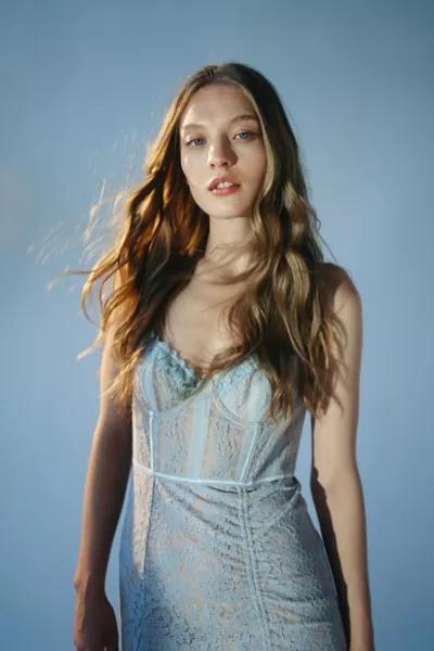 UO Angelica Corset Midi Dress商品第2张图片规格展示