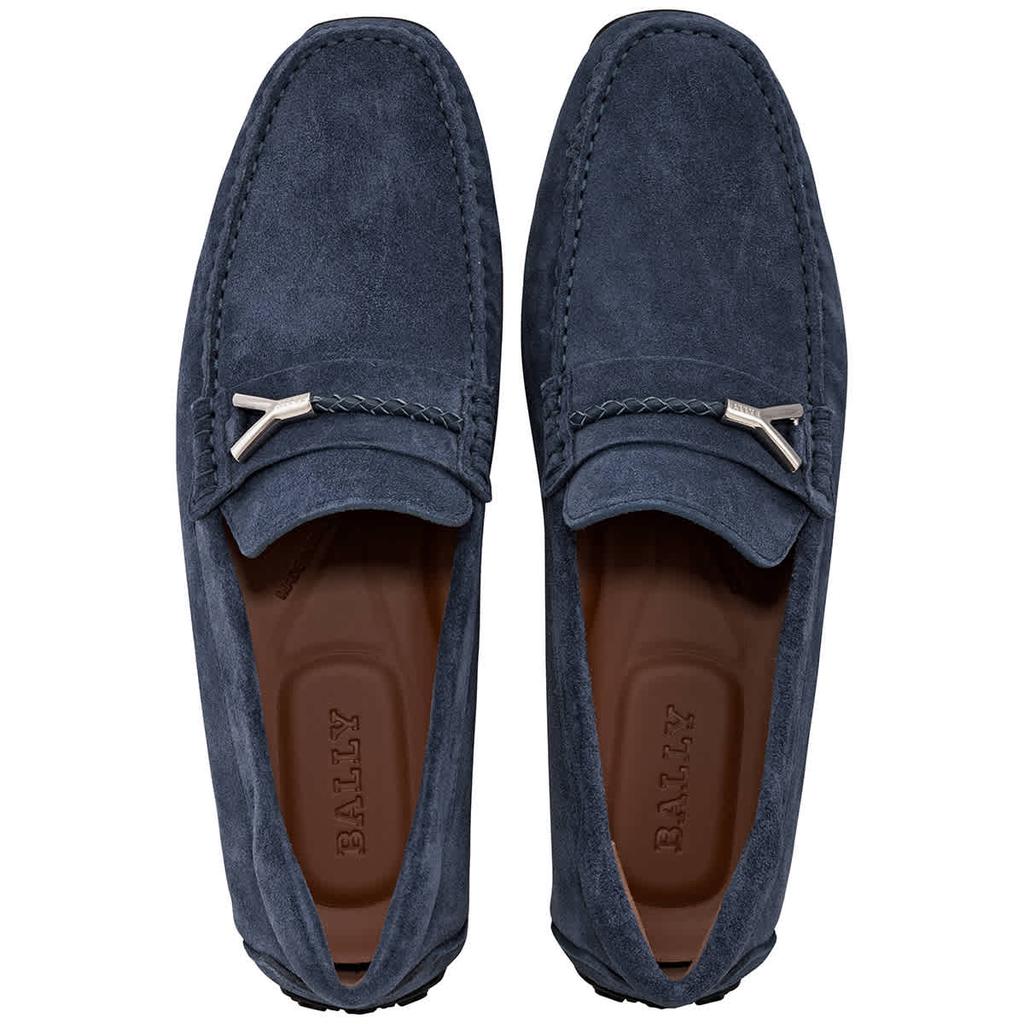 Bally Mens Blue Pieret Slip On Loafers, Brand Size 6 (US Size 7 EEE)商品第3张图片规格展示