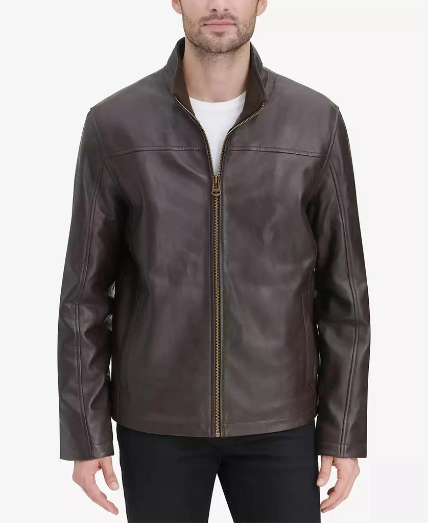 Men's Smooth Leather Jacket, Created for Macy's 商品