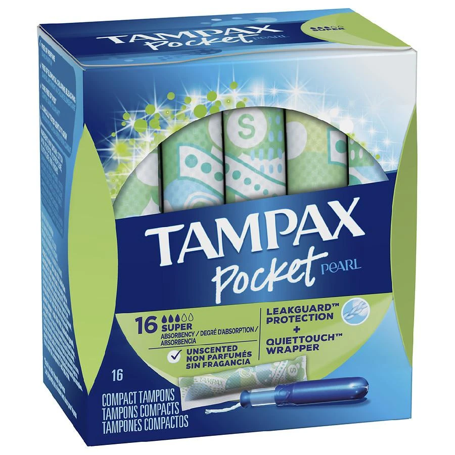 Tampons, with LeakGuard Braid & Extendable Applicator Unscented, Super Absorbency 商品