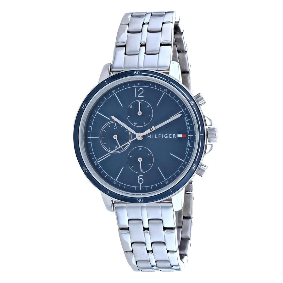 商品Tommy Hilfiger|Tommy Hilfiger Madison Quartz Blue Dial Ladies Watch 1782188,价格¥934,第1张图片