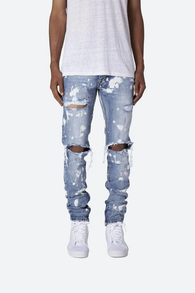 商品MNML|M1 Splash Slim Denim - Blue,价格¥304,第2张图片详细描述