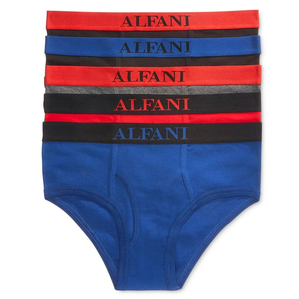 商品Alfani|Men's 5 Pack Cotton Briefs, Created for Macy's,价格¥90,第1张图片