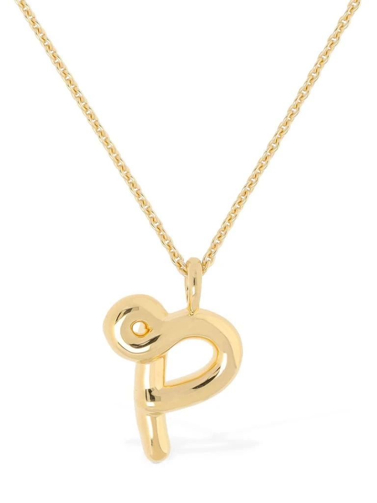 商品Missoma|Curvy Molten "p" Pendant Necklace,价格¥365,第1张图片