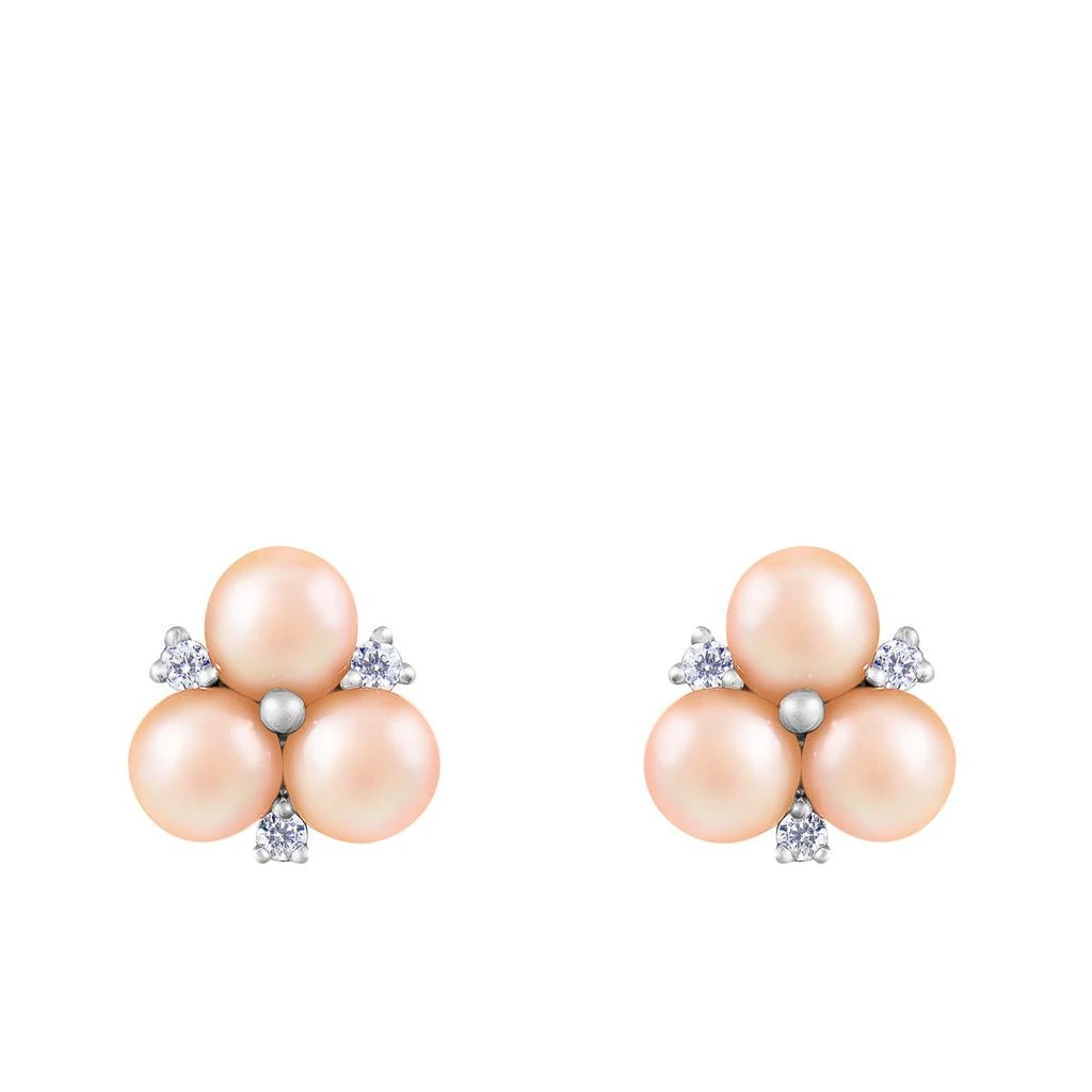 Sterling Silver Pearl 5.5-6mm Earrings 商品