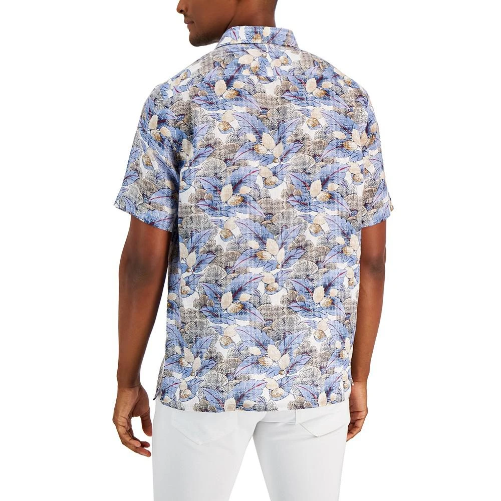 商品Club Room|Men's Floral 100% Linen Short-Sleeve Button-Up Shirt, Created for Macy's,价格¥190,第2张图片详细描述