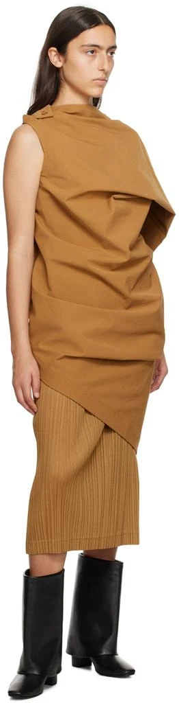 商品Issey Miyake|棕色 Canopy 连衣裙,价格¥4624,第4张图片详细描述