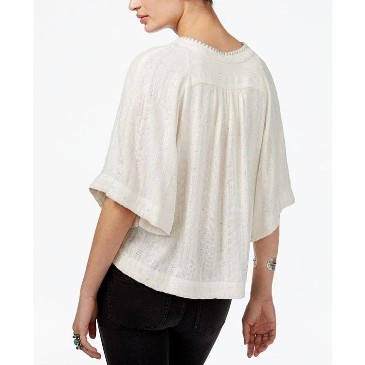 商品Free People|Get Over It Embellished Split-Neck Top,价格¥337,第3张图片详细描述