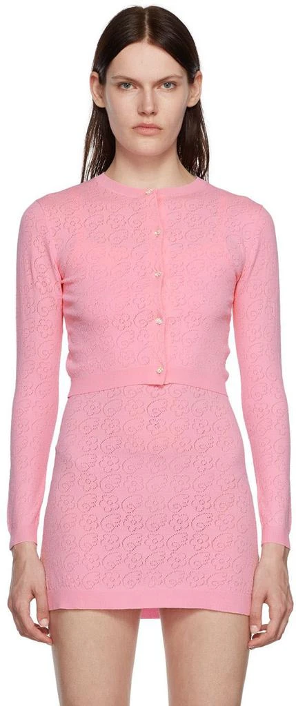 商品Sandy Liang|Pink Encore Cardigan,价格¥900,第1张图片