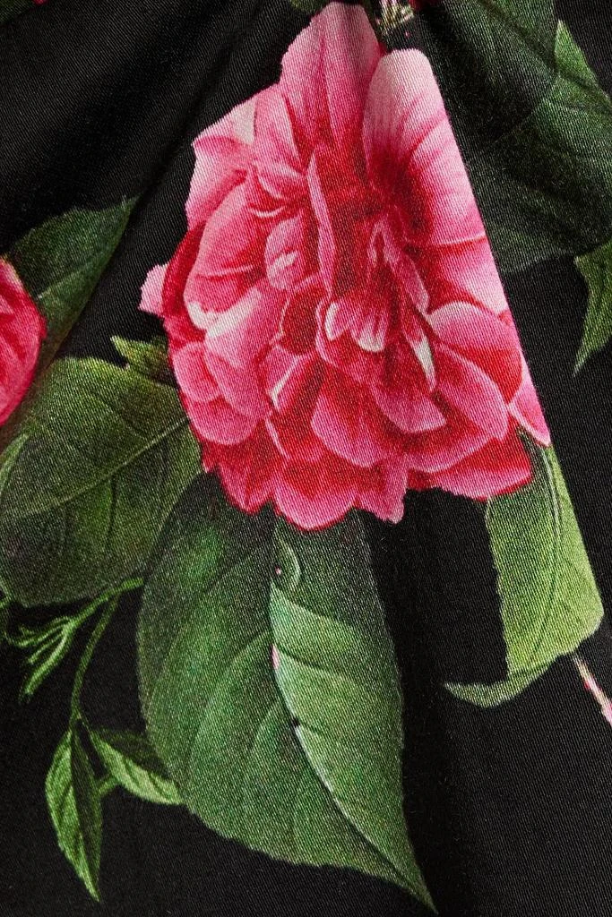 商品Alice + Olivia|Chantay smocked floral-print cotton-blend poplin maxi dress,价格¥1111,第4张图片详细描述