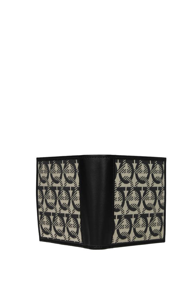 商品Salvatore Ferragamo|Wallets Fabric Beige Black,价格¥1094,第5张图片详细描述