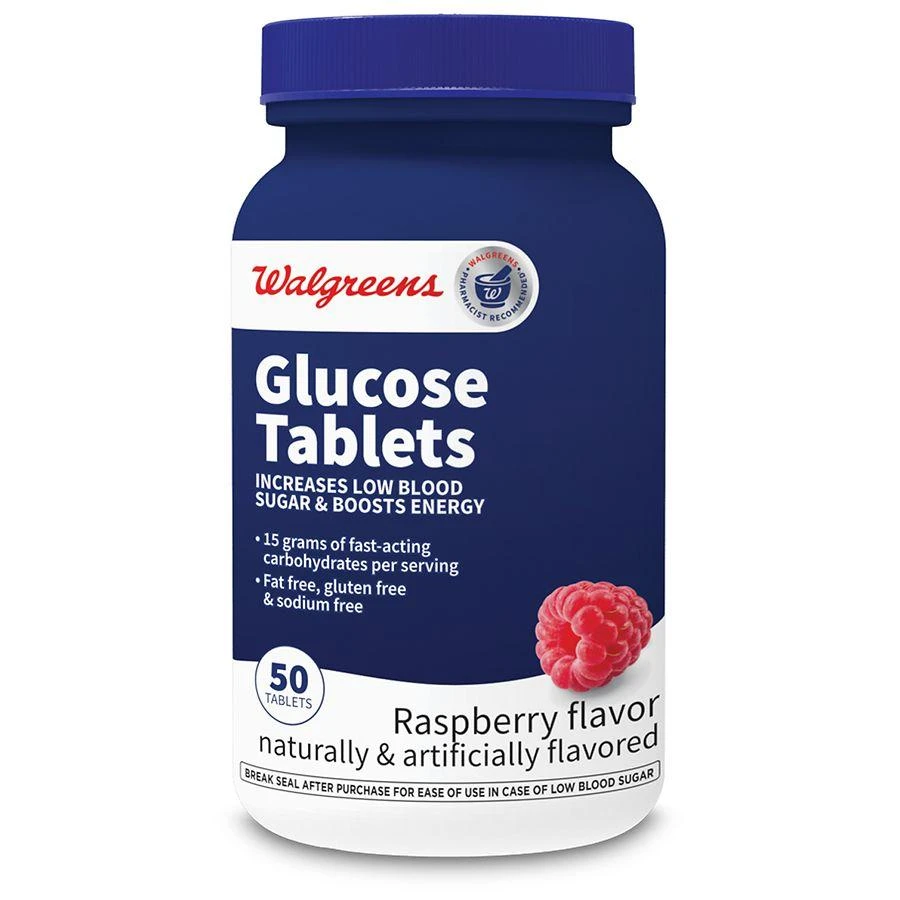 商品Walgreens|Glucose Tablets Raspberry,价格¥59,第1张图片