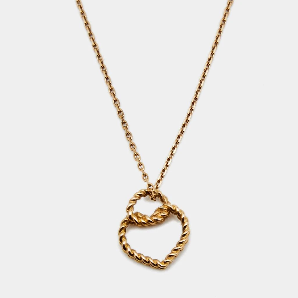 商品[二手商品] Cartier|Cartier Coeur Torsadé De Cartier 18k Rose Gold Pendant Necklace,价格¥8375,第3张图片详细描述