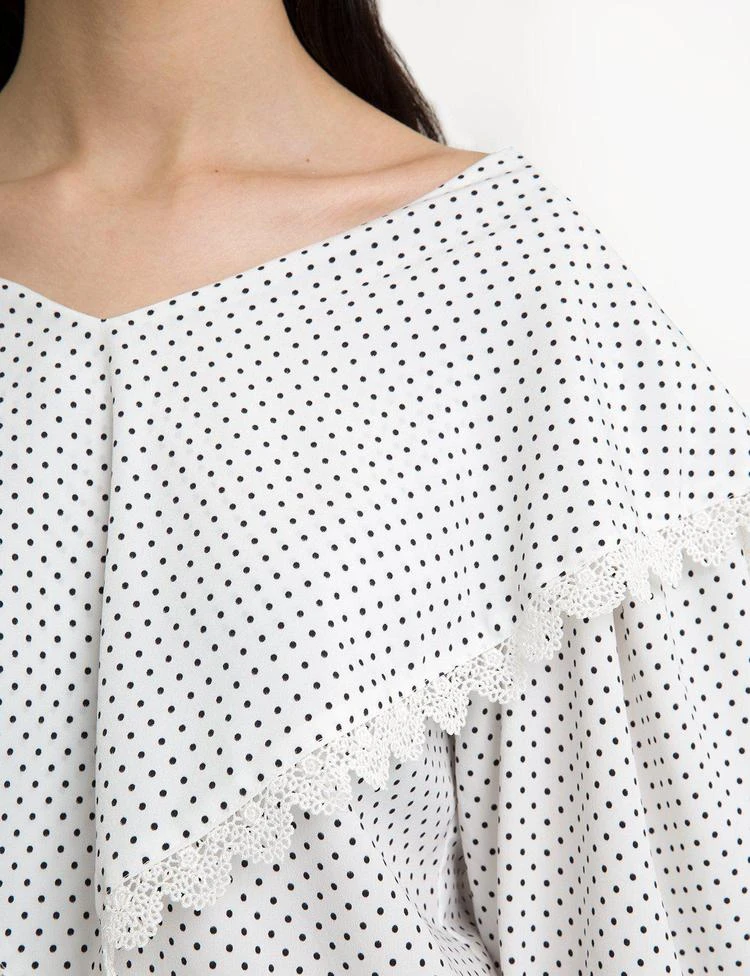 商品Pixie Market|Drew Polka Dot Blouse,价格¥602,第5张图片详细描述