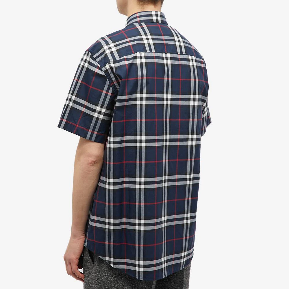 商品Burberry|Burberry Short Sleeve Caxton Classic Check Shirt,价格¥3839,第3张图片详细描述