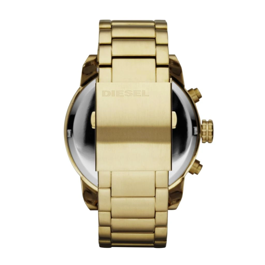 商品Diesel|Diesel Men's Double Down Chronograph, Gold-Tone Stainless Steel Watch,价格¥989,第2张图片详细描述