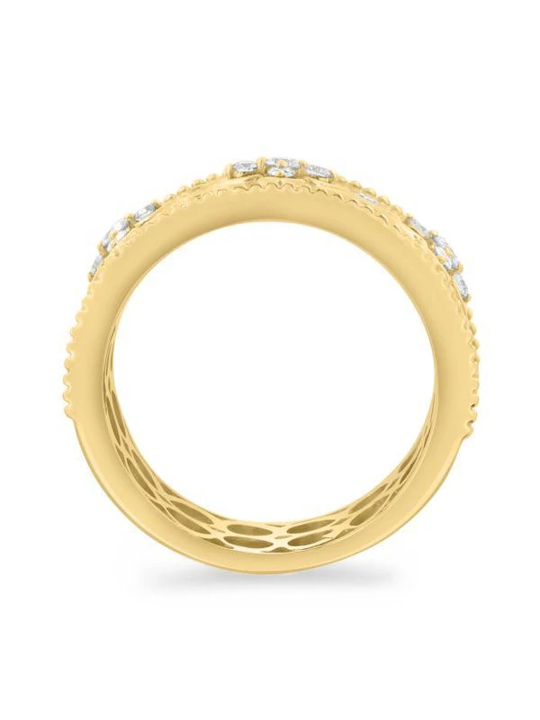 商品Effy|14K Yellow Gold & 0.48 TCW Diamond Ring,价格¥16314,第2张图片详细描述