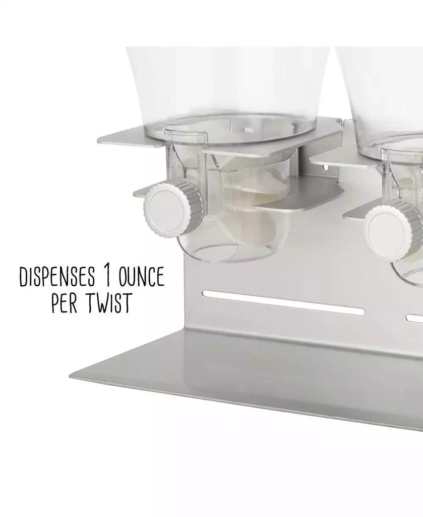 商品Honey Can Do|Zevro by Commercial Plus Triple Canister Cereal Dispenser,价格¥1388,第4张图片详细描述