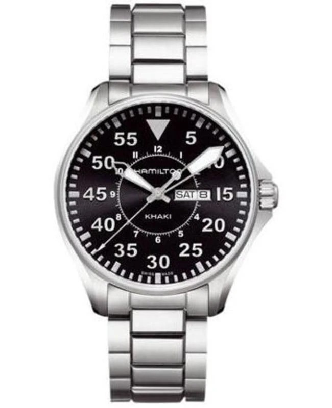 商品Hamilton|Hamilton Khaki Aviation Pilot Quartz Men's Watch H64611135,价格¥4045,第1张图片