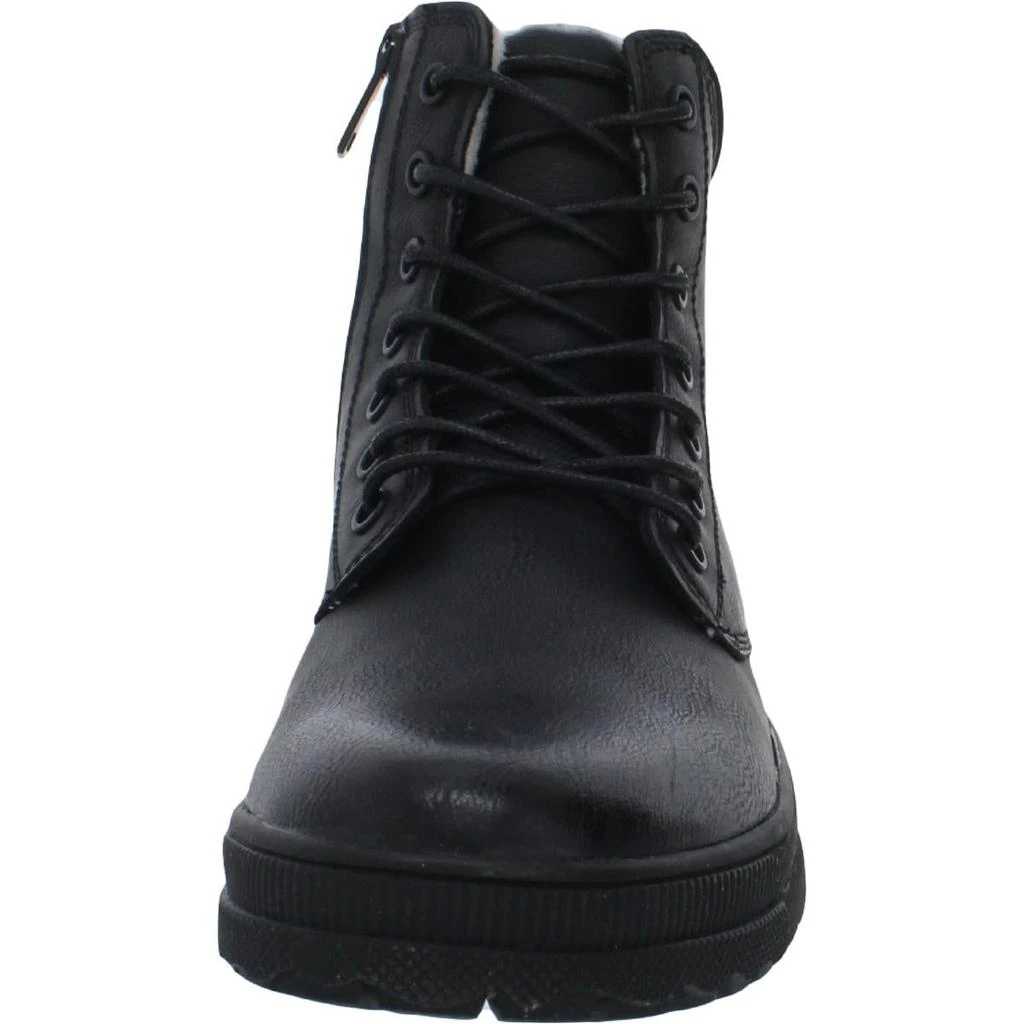 商品Steve Madden|Steve Madden Mens Deed Leather Lightweight Combat & Lace-up Boots,价格¥154,第3张图片详细描述