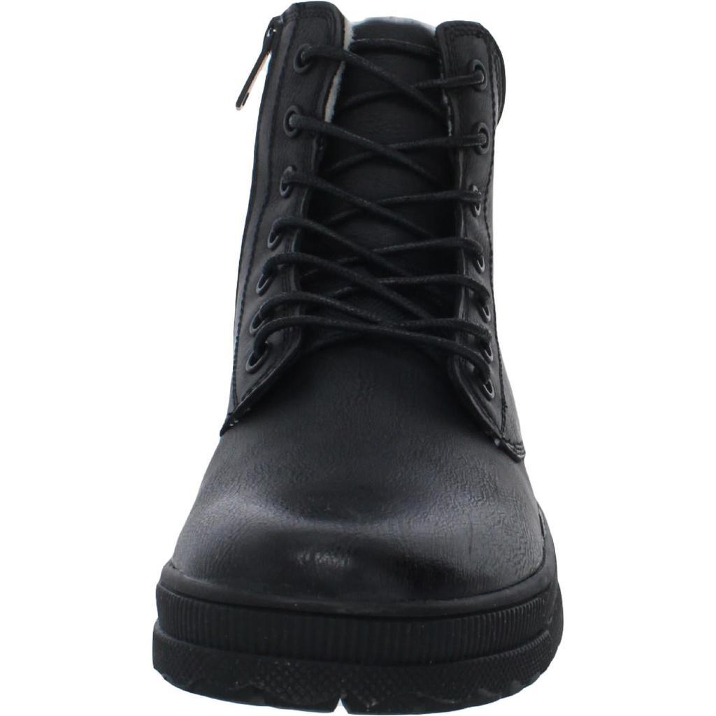 商品Steve Madden|Steve Madden Mens Deed Leather Lightweight Combat & Lace-up Boots,价格¥166,第5张图片详细描述