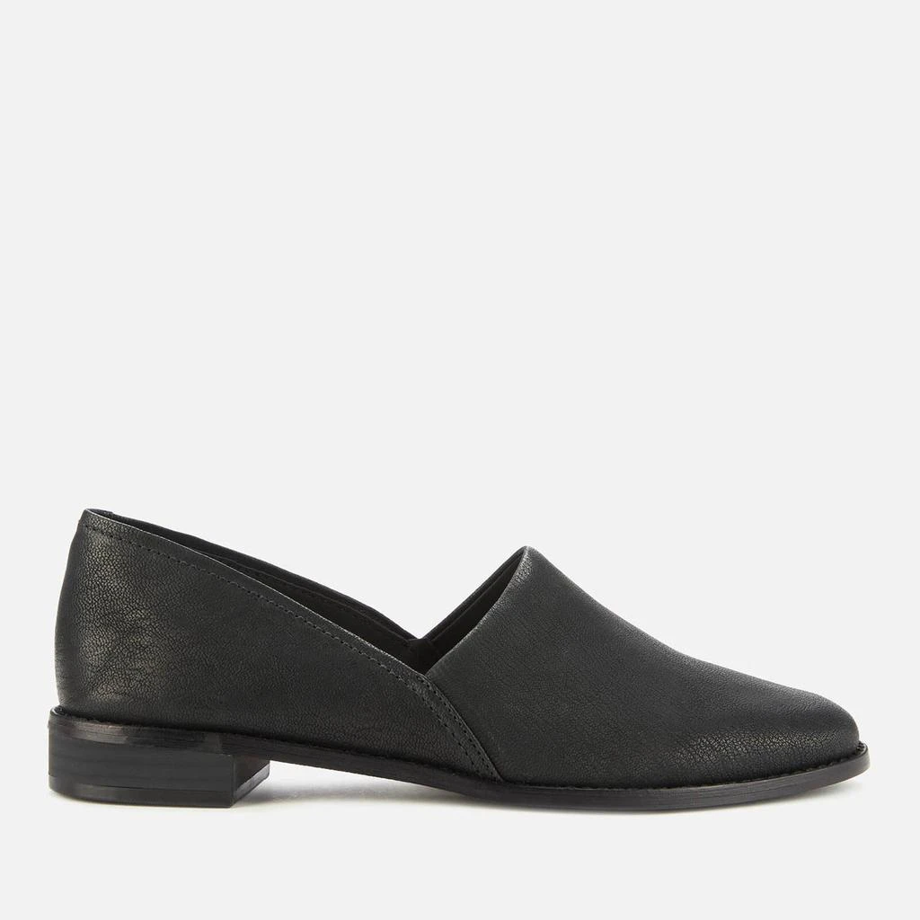 商品Clarks|Clarks Women's Pure Easy Leather Flats - Black,价格¥170,第1张图片